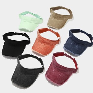Casquette de <span class=keywords><strong>soleil</strong></span> unisexe en coton vieilli, déchirée et lavée, pour activités de plein air, pêche, golf, tennis, prête à être expédiée en gros - Product Image 3