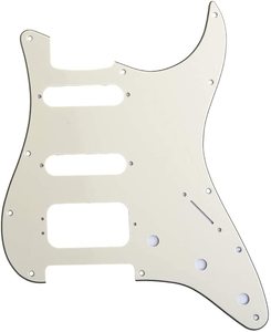 4ply ngọc trai màu xanh HSS ST guitar điện <span class=keywords><strong>Pickguard</strong></span> với Humbucker Pickup lỗ cho ST Guitar phần - Product Image 3