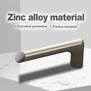 New Type Zinc Alloy <b>Pull</b> <b>Door</b> <b>Handles</b> for Steel Kitchen Drawers Furniture Hardware Wardrobe Dresser Bedroom Living Room - Product Image 5