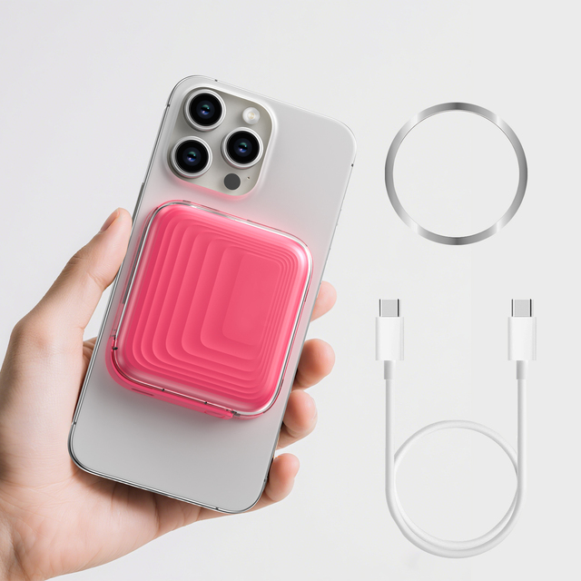 PocketMag Mini: 5000mAh Magnetic Wireless Power Bank with 22.5W Fast Charging & 10N Strong Magnet