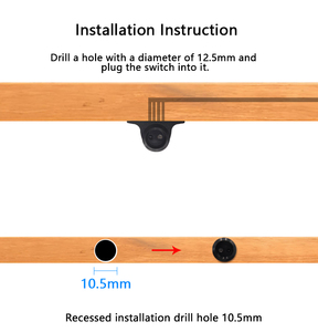 Max loạt 1031b tiểu kiểm soát <span class=keywords><strong>12V</strong></span> 24V cửa chuyển động chuyển đổi IR chuyển đổi tủ Tủ tủ quần áo hiển thị tủ cửa duy nhất cảm biến chuyển đổi - Product Image 4