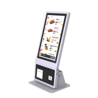 Kiosco de Autoservicio con Pantalla Táctil Capacitiva para Restaurantes y Centros Comerciales, Sistema Android/Windows, Kiosco de Pedidos y Pagos