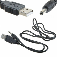 Câble d'alimentation USB mâle vers DC 5.5 2.1 2.0 0.6 2.5 3.5 1.35 4.0 1.7 5.5 2.5mm USB vers DC, rallonge de câble de connexion