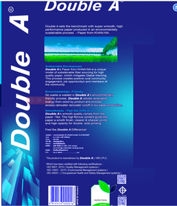 Papel de Copia Doble A4 Premium Qiyin, 80 g/m², Alta Blancura, Hojas Sin Atascos para Impresión y Copia en Oficina y Escuela - Product Image 3