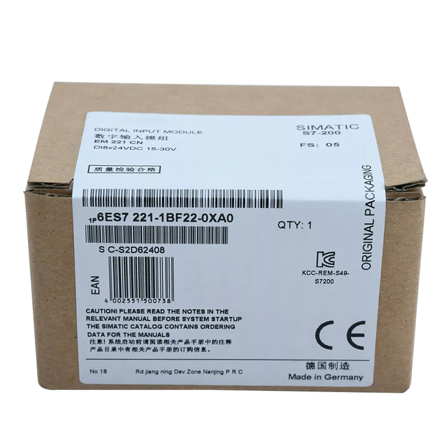 1 Brand New Original Item Brand New Original Sim 6es7 221-1bf22-0xa0 6es7221-1bf22-0xa0 Digital Input Module Plc
