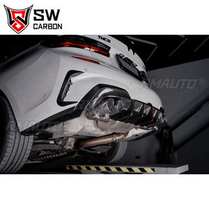 Difusor Trasero Estilo KB de Fibra de Carbono para BMW Serie G20 G28 M Sport 325i 330i M340i 2019-2022, Divisor de Parachoques Trasero, Alerón Inferior - Product Image 3