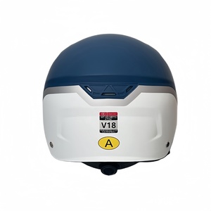 Factory <span class=keywords><strong>Outlet</strong></span> Adulto Unisex ABS Transpirable Motocicleta Media cara Casco para Racing Reemplazo - Product Image 4