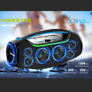 Altavoz Karaoke Portátil HOPESTAR A60ultra Original con Micrófono, 450w de Gran Potencia, Resistente al Agua, con Micrófono y Bluetooth - Product Image 5