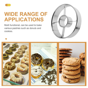 <span class=keywords><strong>Molde</strong></span> <span class=keywords><strong>de</strong></span> cortadores <span class=keywords><strong>de</strong></span> rosquillas <span class=keywords><strong>de</strong></span> 3,86 pulgadas, herramienta profesional para hornear, cortador <span class=keywords><strong>de</strong></span> rosquillas <span class=keywords><strong>de</strong></span> acero inoxidable para rosquillas, bagels, galletas, galletas - Product Image 5