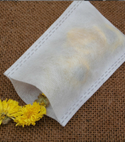 Sachet de thé plié non tissé filtre jetable sac d'assaisonnement à la vapeur