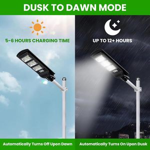 Lámpara Solar LED para Calle, Impermeable IP65, ABS, 50W-300W, Todo en Uno, con Sensor de Movimiento y Radar, y Control Remoto, Venta al Por Mayor - Product Image 5