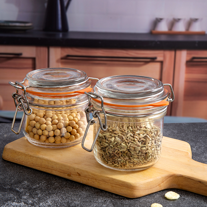 200ml Hermetisch Verschlossene Luftdichte Gewürz- und Trockenfutterbehälter Kleine Glas-Fido-Gläser Aufbewahrungsflaschen & -Gläser| Alibaba.com