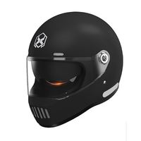 Casque de moto rétro intégral pour adulte, homologué CCC DOT ECE, avec double visière, pour une conduite sécurisée