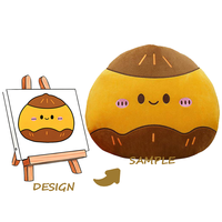 Porte-clés en peluche personnalisé avec un design brodé en peluche super doux et une doublure en maille de nylon