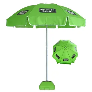 Heavy-duty foldable and adjustable thatched beach umbrella stakes for home use, windproof and sunshade