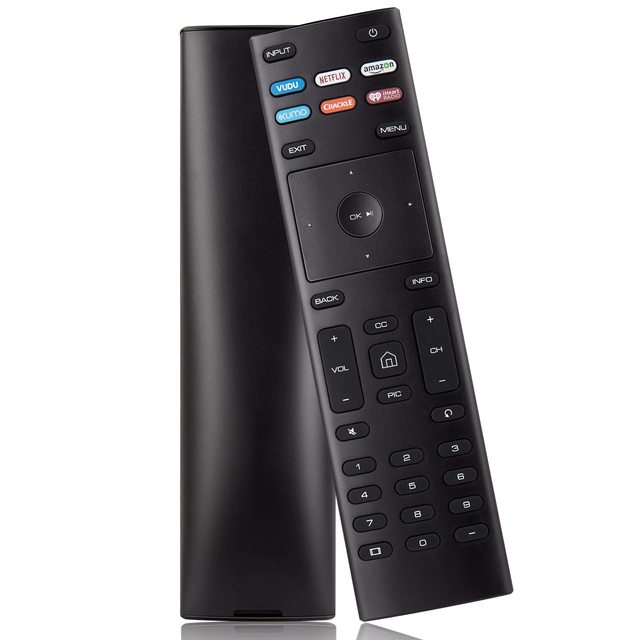 XRT-136 Universal Remote Control Fixed Code 1 Year Warranty for Vizio LED LCD HD 4K UHD HDR Smart TVs D/E/M/P Series