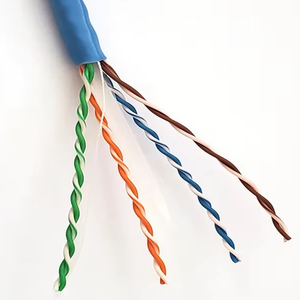 UTP FTP <span class=keywords><strong>CAT6</strong></span> <span class=keywords><strong>LSZH</strong></span> 23AWG Cable LAN sin blindaje con pares trenzados frustrados CPR Eca Cables de comunicación Producto - Product Image 1