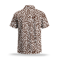 Fournisseur OEM de fabrication – Polo graphique pour homme, imprimé rétro, manches courtes, décontracté, pour le golf, doux et confortable, haut d'été