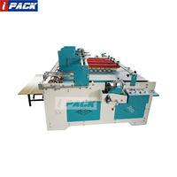 Machine à coller les plieuses à double station Machine à coller les boîtes en carton ondulé semi-automatique