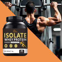 Protéine de lactosérum isolée en poudre, 1 kg, haute teneur en protéines, pour la force musculaire et la remise en forme, nutrition sportive, offre exclusive pour l'exportation