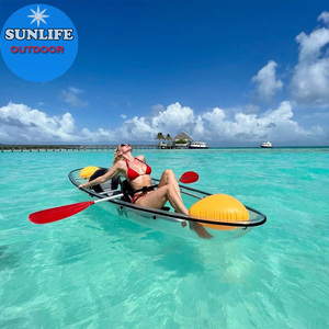 Kayak de cristal transparente, con paletas y asientos, el más vendido de China, <span class=keywords><strong>2022</strong></span> - Product Image 1