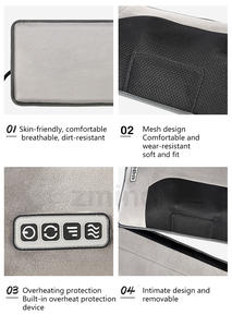 <span class=keywords><strong>Shiatsu</strong></span> alat pijat punggung, <span class=keywords><strong>shiatsu</strong></span> bantalan kursi pijat dengan panas, bantal kursi untuk menghilangkan stres, bantal pijat memijat - Product Image 4