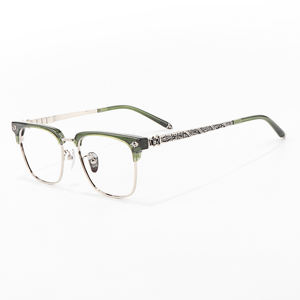 ユニークなデザインの眼鏡透明な女性男性光学処方高級ブランド中国古代スタイル細かく彫られた女性メガネ - Product Image 4