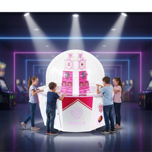 Máquina de grúa de metal y plástico para 1-4 jugadores, 220V, juego de garras para excavación de tesoros y juguetes, máquina de muñecas, un gramo de dulzura - Product Image 1