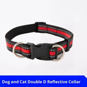 Haustierzubehör Nylon Verstellbares Reflektierendes Gurtband Hundehalsband mit Schnallenverschluss für Hunde und Katzen Alle Jahreszeiten Grenzüberschreitend für Direktvertrieb - Product Image 6