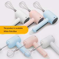 Mini mixeur portable rechargeable par USB, alimenté par batterie, avec commande par bouton-poussoir, pour usage domestique et extérieur, mélangeur de pâte et de nourriture