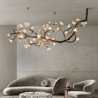 Lustre moderne en cristal, lampe en forme de fleur, lustre sur mesure, usine de lustres, éclairage décoratif pour la maison, lustre en forme de fleur