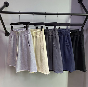 Pantalones Cortos Cargo <span class=keywords><strong>de</strong></span> Algodón para Hombre 2026 High Street con Cordón, Logotipo Personalizado, Diseño <span class=keywords><strong>de</strong></span> Parches, Cintura Alta, Transpirables, Lavados, Casuales - Product Image 1