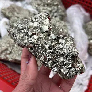 Wholesale Natural Raw Crystal Quartz Stone Mineral Specimen Rough Iron Pyrite Ore