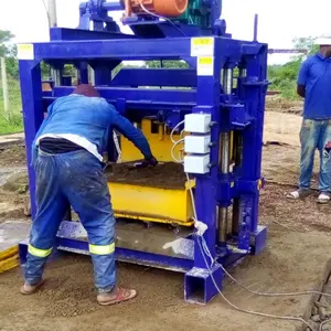 HFB520M Halbautomat ische Stützmauer Dekorative Block maschinen anlage für die Herstellung von Baumaterial fabrik Hersteller