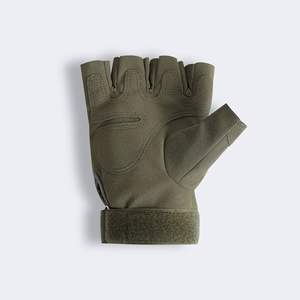 Offre Spéciale qualité pas cher haute qualité couleur kaki demi-doigt gants de cyclisme pour fitness en plein air - Product Image 3