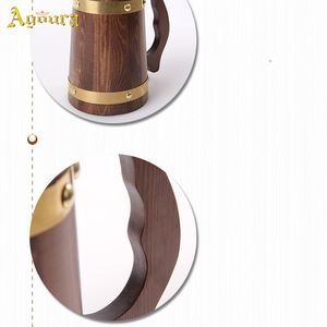 แก้วเบียร์ไม้,แก้วมักแฟชั่นเก่าสำหรับใส่<span class=keywords><strong>ชา</strong></span>เบียร์โลโก้ตามสั่ง - Product Image 3