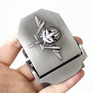 फैशन नायलॉन कैनवास बद्धी बेल्ट Buckles खोपड़ी - Product Image 5