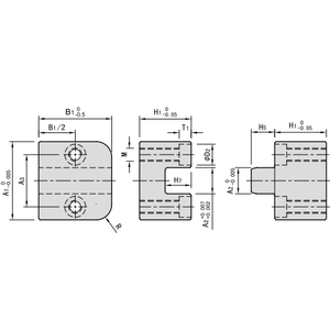 Verrous de séparation standard pour composants de positionnement de pièces moulées par injection, verrous latéraux carrés en acier Baito - Product Image 4
