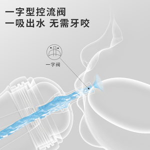 PPSU 300ml Biberon pour bébé en plastique sans BPA avec paille d'entraînement en silicone Mamelon de forme droite - Product Image 2