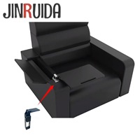 JINRUIDA Quincaillerie de bascule pour accoudoir de canapé escamotable, pour table d'appoint pliable, quincaillerie robuste pour table d'accoudoir de canapé pliable