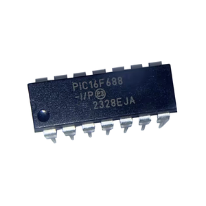 Circuits intégrés d'origine, microcontrôleur PIC16F688-I/P, puce Microchip DIP14, composant IC MCU, PIC16F688-I - Product Image 1