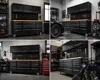 Chariot d'atelier mobile, chariot de rangement pour garage, armoire à outils, chariot de réparation automobile, acier laminé à froid, roues robustes, 6 tiroirs, OEM OBM