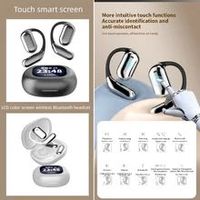 Q16 Pro Affichage LED Écouteurs Écran tactile Traducteur AI sans fil avec ANC Double réduction de bruit Airbuds Écouteurs sans fil