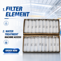 Éléments filtrants personnalisés pour les accessoires de filtre de machine de traitement de l'eau et les éléments filtrants pour équipement de traitement de l'eau en usine
