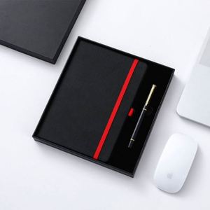 Wholesale Corporate Leather Notebook Gift Sets With Pen Customizable Luxury Stationery Item A5 Diary <b>Note</b> <b>Book</b> Gift Box for Men - Product Image 2