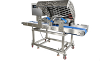 Machine à trancher la viande entièrement automatique en acier inoxydable 304 avec moteur, étanche IP67, capacité de 1200 kg/h, QPJ200H