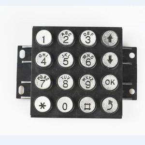 16-<span class=keywords><strong>Keys</strong></span> không thấm nước 4x4 có dây số bàn phím Kẽm hợp kim kim loại cao su nút điều khiển từ xa cho thiết bị nhà <span class=keywords><strong>ATM</strong></span> truy cập - Product Image 6
