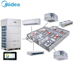 Midea aircon v8 Double Duty Cycling 40KW aire acondicionado vrv vrf system inverter central air conditoiner ac unit residential