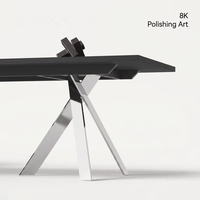 Bureau de direction moderne minimaliste en forme de L avec armoire de rangement en bois, étagères écologiques et panneau géométrique pour le bureau