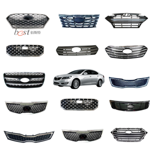 Rejilla de radiador de piezas de carrocería de automóvil adecuada para Hyundai Kia <span class=keywords><strong>parrilla</strong></span> delantera de coche coreana cromada - Product Image 2